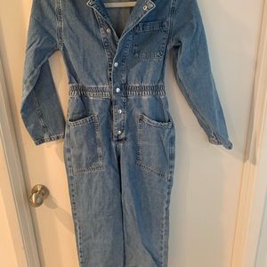 Zara denim romper